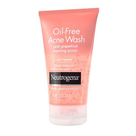 Neutrogena Oil-Free Acne Wash Pink Grapefruit Foaming Scrub 4.2 oz., PK12 6805360